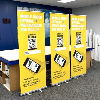 bannerstand display