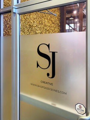 sassy jones door vinyl