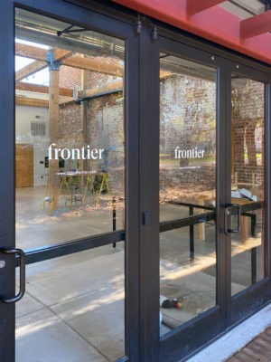 frontier adhesive decals