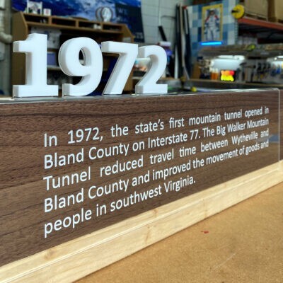 timeline museum custom display