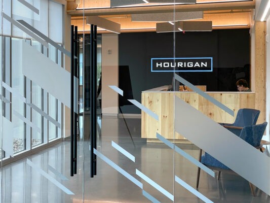hourigan window adhesive graphics custom