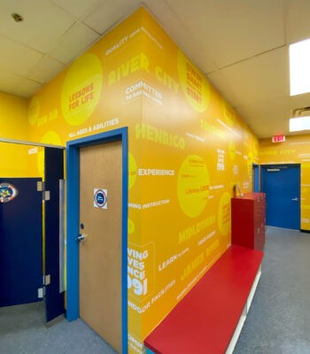 aqua tots adhesive graphic wall mural