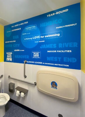 aqua tots adhesive graphic