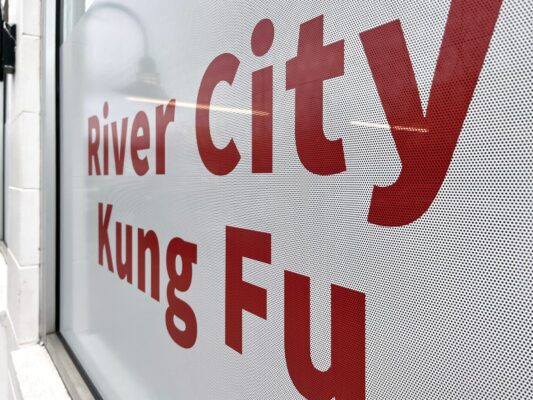 window screen mesh adhesive graphic