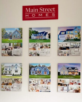 gallery wrap wrapped wall display model home real estate