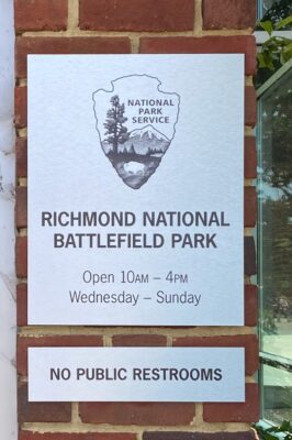 public sign metal permanent