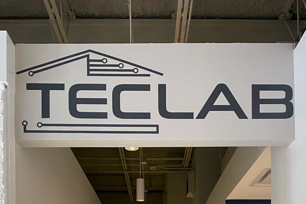 custom print design cut logo sticker vinyl installed for business restaurant, event, office