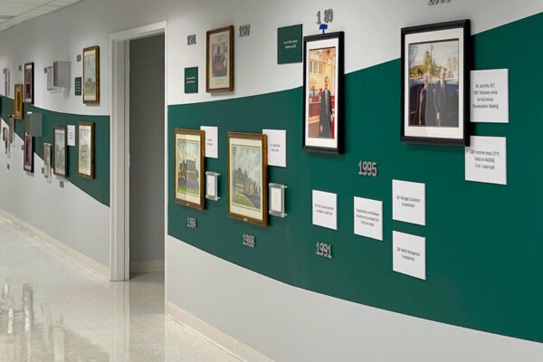 full wall mural frame installation