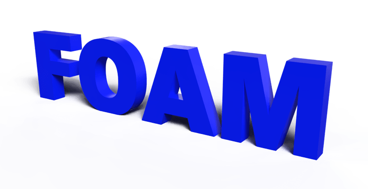 painted colored custom cut designed foam dimensional letters, shapes