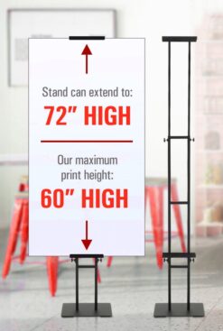 dimensions for foamcore floor stand