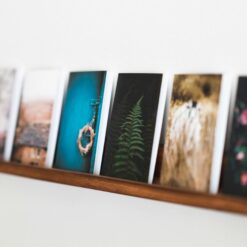 photo prints on picture rail