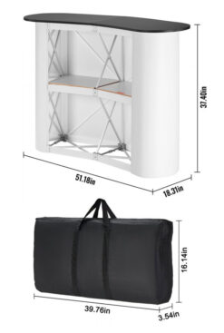 tradeshow podium dimensions, carrying bag case