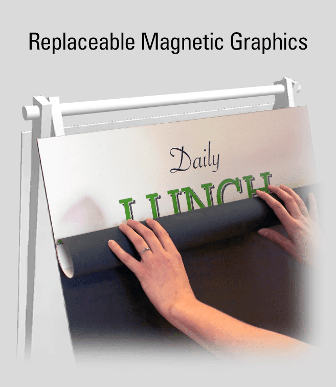 36"W x 24"H PVC A-Frame Signs - Image 8