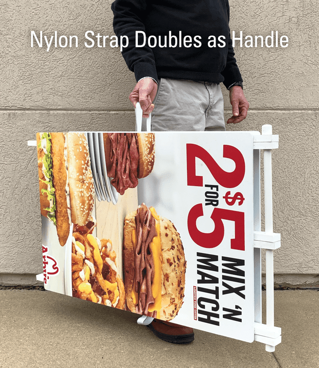 36"W x 24"H PVC A-Frame Signs - Image 6