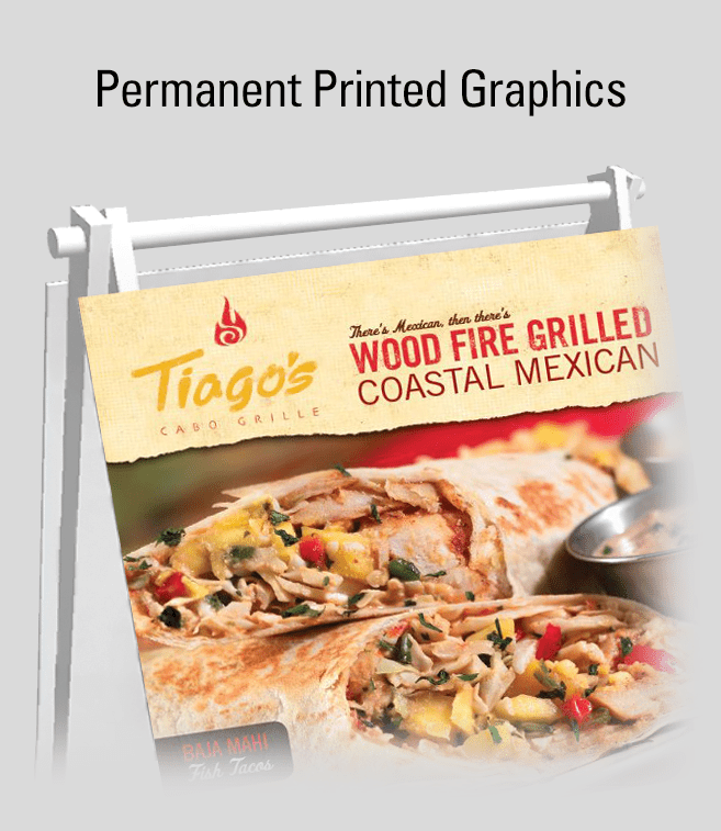 36"W x 24"H PVC A-Frame Signs - Image 7